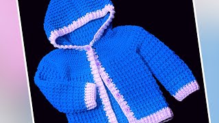 ¡Aprende a tejer sweater cárdigan top down para principiantes! Crochet paso a paso - Desde 0-8 AÑOS by Crochet for Baby 8,121 views 2 months ago 52 minutes