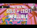 Fall Guys INFALLIBLE Run (Win 5 Episodes in a row) & PLATINUM Trophy // Solo & Legit [Fall Guys PS4]