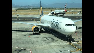 Scenic Departure from 🇿🇦 Cape Town with a beauty: @condor Boeing 767-300 🛫