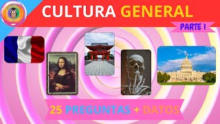 🧠🎓🤔🌍 25 Preguntas de CULTURA GENERAL + DATOS🧪🏛️📚🏆[ Parte 1] #quiz #trivia #culturageneral by SabeloTodo - Quiz 145 views 2 weeks ago 13 minutes