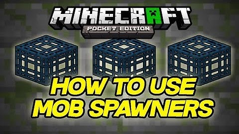 Minecraft PE 0.9.0 - How To Use Mob Spawners