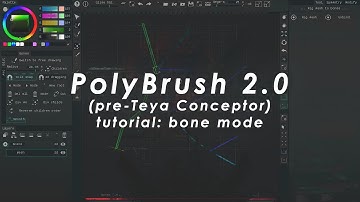 Polybrush Tutorial: Bone mode