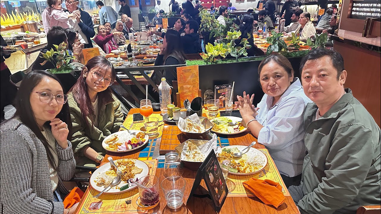 Grilled Dining with Hubby’s family @Pirates of Grill Delhi-ep 3||WowHydra Facial @yangchenriovlogs 