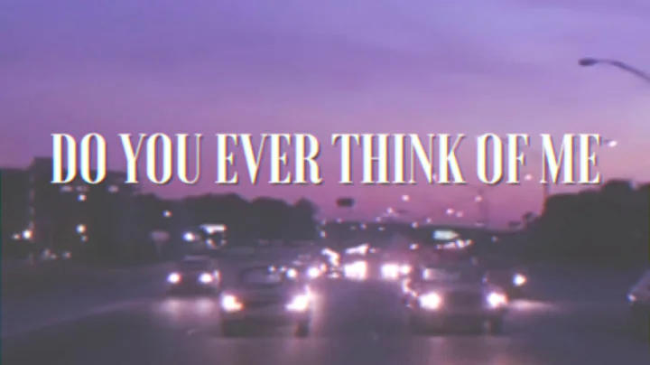 John Cao - do you ever think of me (Lyric Video)