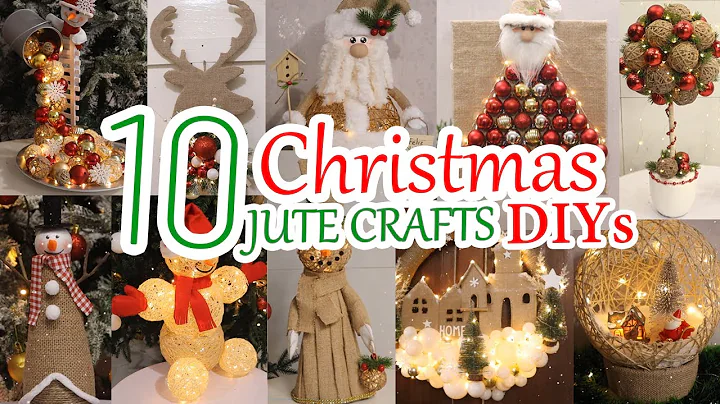 10 Cheap & Beautiful DIY Jute Christmas Decorations Ideas at Home 2024