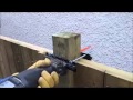 How to cut 4x4 fence posts using the universal reciprocating saw guide...ReciProMate How to cut 4x4 fence posts using the universal reciprocating saw guide...ReciProMate