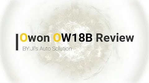 Owon 0w18B Unboxing/Review