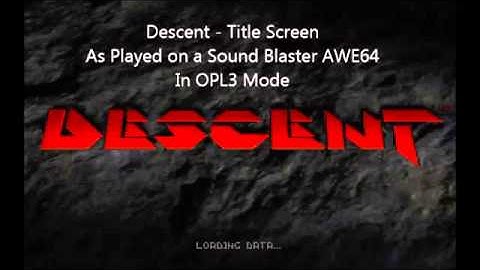 Descent - Title - OPL3