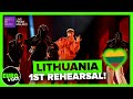 🇱🇹 LITHUANIA EUROVISION 2024: 1ST REHEARSAL (REACTION) // SILVESTER BELT - ‘LUKTELK’