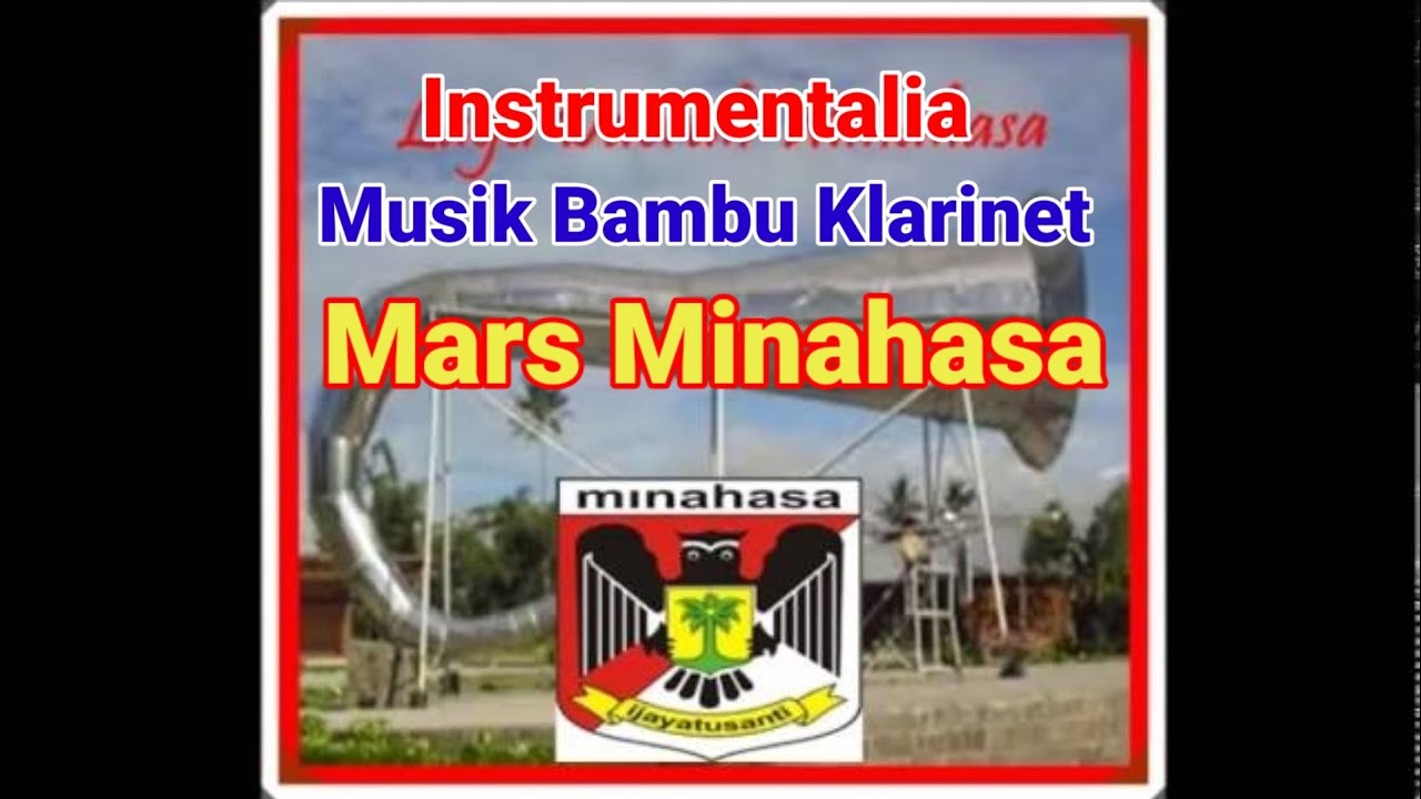 Instrumentalia Musik Bambu Klarinet -  Mars Minahasa