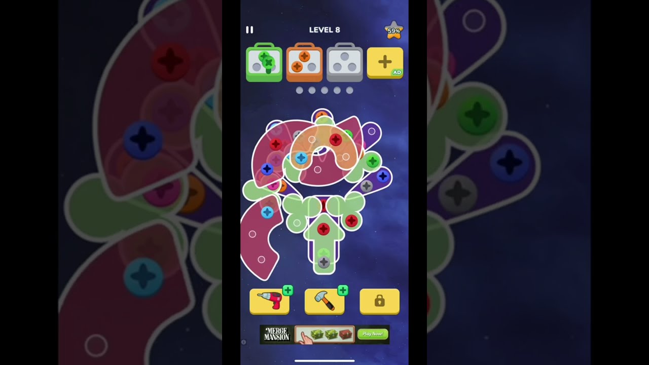 Screw Master: Color Nuts Jam (IOS Gameplay)
