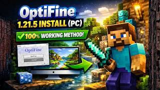 How To Download And Install OptiFine For Minecraft Java 1.21.5 | OptiFine Minecraft 1.21.5