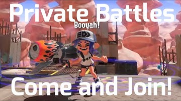 🔴LIVE! Splatoon 3 playing private battles with YOU