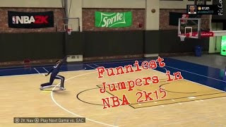 NBA 2K15 Top 5 Funniest Jumpshot Releases || Craziest Jumpshots