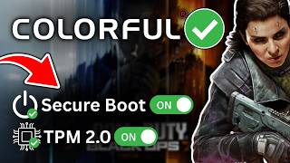 Colorful Motherboard: Enable TPM 2.0 &amp; Secure Boot For Black Ops 7 &amp; Warzone