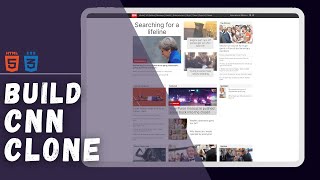 Build CNN Clone Website || Html | CSS | Bootstrap..
