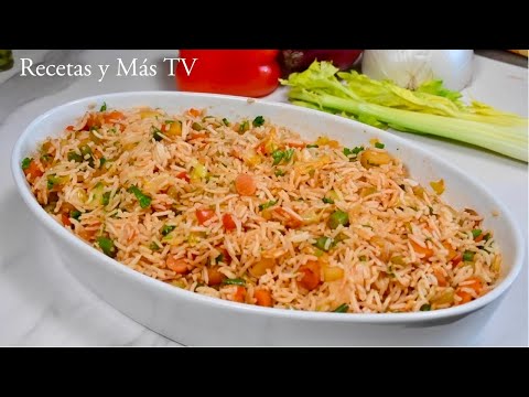 El Arroz Navideño Con Vegetales Más Sabroso y Fácil De Hacer Para Navidad y Fiestas