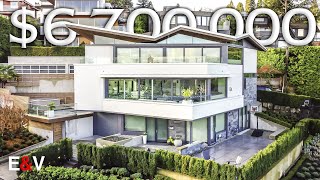 Inside This $6.7 Million ULTRA MODERN Vancouver Property | Vancouver Home Tour