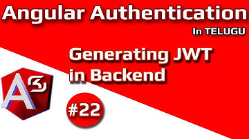 #AngularAuthentication in Telugu #22 Generating JWT in Backend || #RSKHelpline