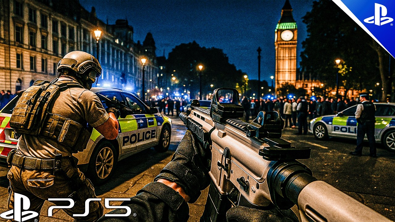 AN ATTACK IN A LONDON PUBLIC SQUARE - Call of Duty Immersive Gameplay ...
