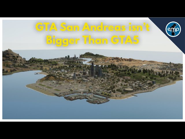 Comparação: Mapa do GTA V vs. GTA San Andreas - GTA 5