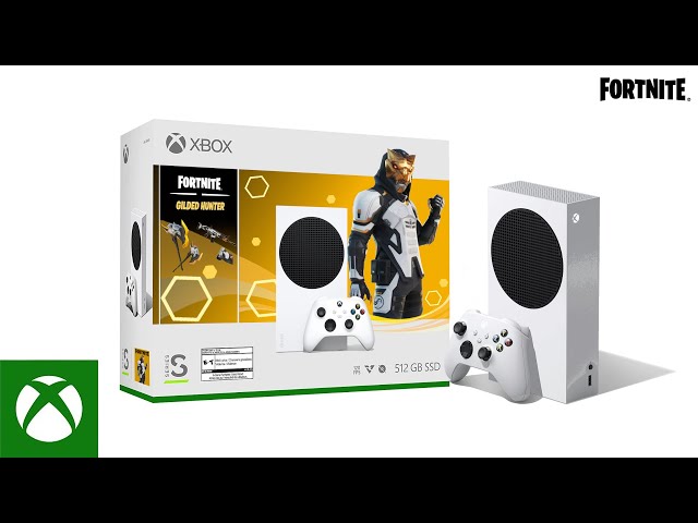 Microsoft Xbox Series S 512GB Gilded Hunter Bundle cor branco