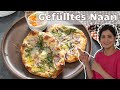 Gefülltes NAAN - INDISCHES FLADENBROT - Gefülltes Pfannenbrot - indisch Kochen - indische Gerichte