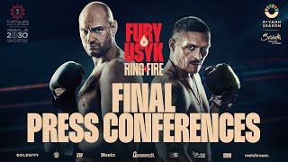 Tyson Fury vs Oleksandr Usyk Final Press Conference LIVE: UNDISPUTED heavyweight crown #RiyadhSeason