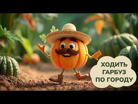 Ходить гарбуз по городу Весела українська пісенька для дітей
