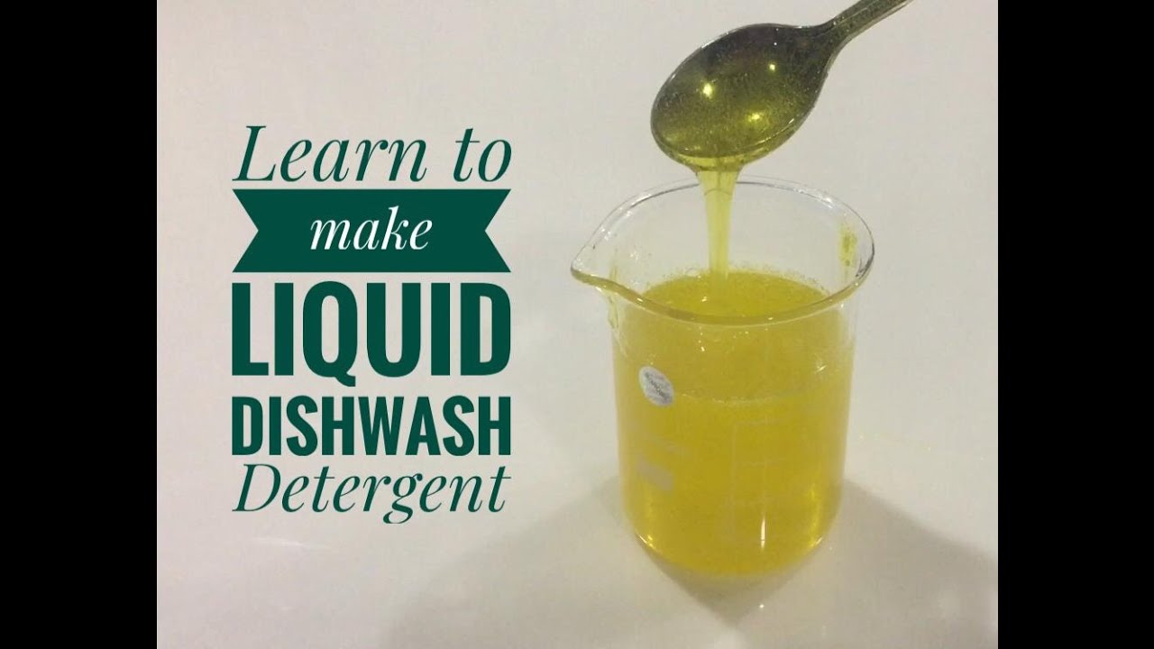 How to make Liquid Dishwash Gel YouTube