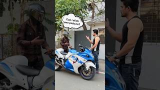 Story Of A True Bike Lover😂🤣 #Farazstuntrider #Bikers #Superbikes #Hayabusa