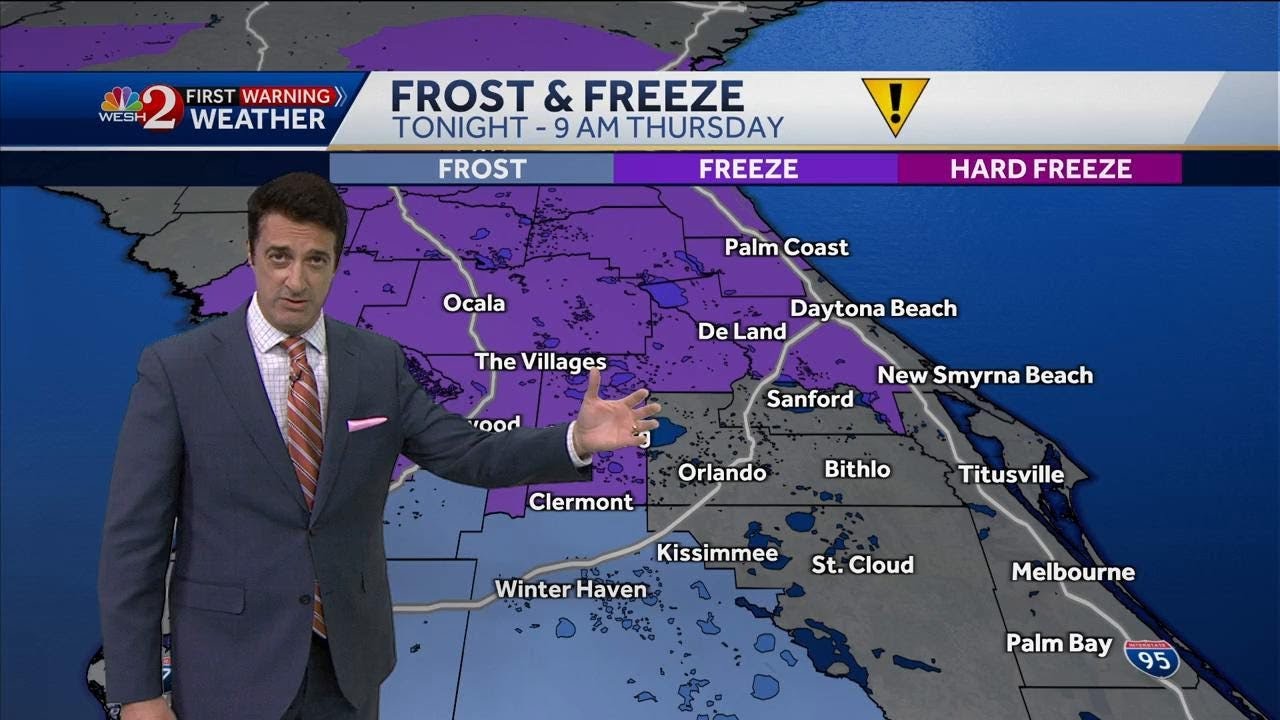 Coldest morning of the season on the way with frost and freeze ...