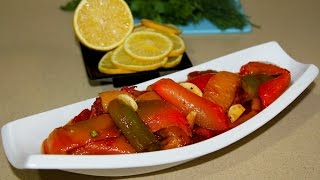 Маринованный перец простой и быстрый рецепт. Закуска из сладкого перца. Моя Dolce vita Маринованный перец простой и быстрый рецепт. Закуска из сладкого перца. Моя Dolce vita