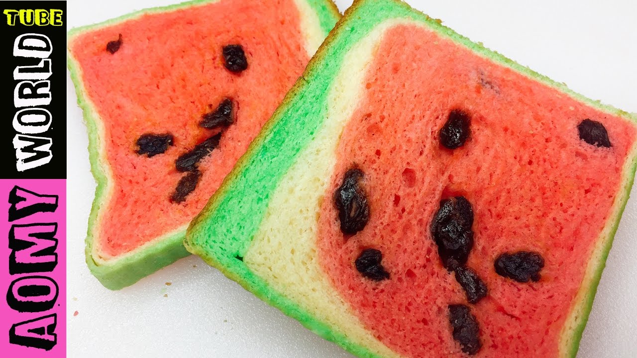 Watermelon soft bread recipe YouTube