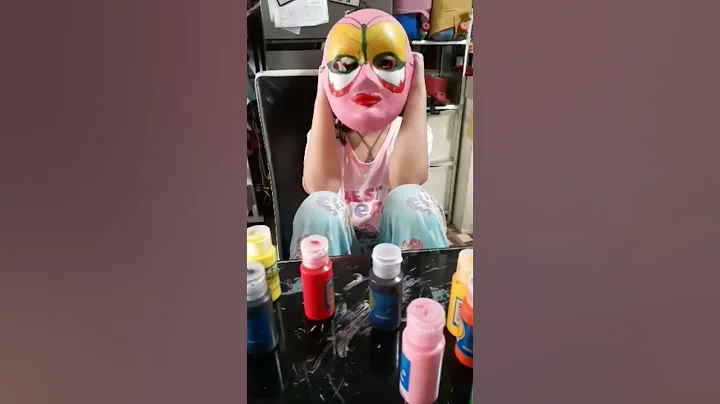 Halloween Masks and Squid Game DIY #shorts