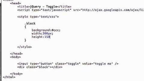 jQuery toggle