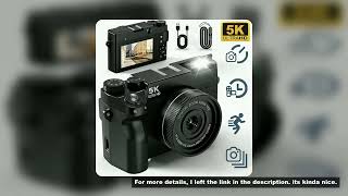 HD Selfile CCD Cameras CMOS Anti Shake Student Entry-level Photography Vlog Camcorder5K 16X Digital HD Selfile CCD Cameras CMOS Anti Shake Student Entry-level Photography Vlog Camcorder5K 16X Digital