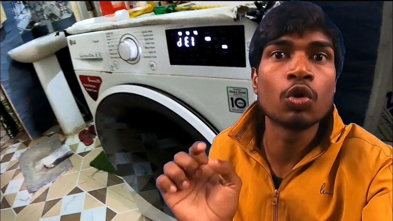 LG Front Load Washing Machine Door not open problem find in Pipra Bazar