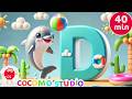ABC Letter D Learning Adventure for Preschoolers 🔤🌈 | 40 Min Fun Kids Songs and Activities