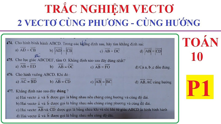 Bài tập vectơ lớp 10 có đáp án năm 2024