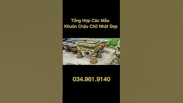 Tổng Hợp Các Mẫu Chữ Nhật Đẹp Nhất 2023| Xưởng Khuôn Chậu 5 Hùng| 0349619140 #shorts
