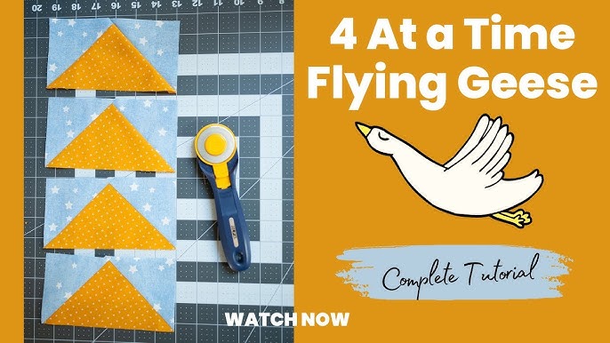 How to Use the Quilt in a Day Flying Geese Ruler - Fat Quarter