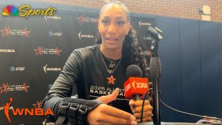 A'ja Wilson on potential lockout due to CBA negotiations: 'We don't deserve that' | WNBA on NBC