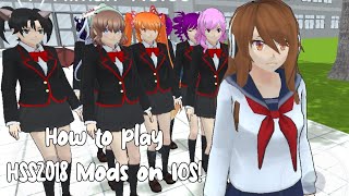 *TUTORIAL* how to play high school simulator 2018 mods on IOS! 🤍 screenshot 2