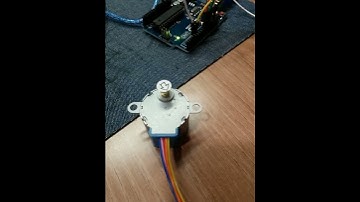 ARDUINO-CTRL STEPPER MOTOR WITH ULTRAWAVE SENSOR BY JHL