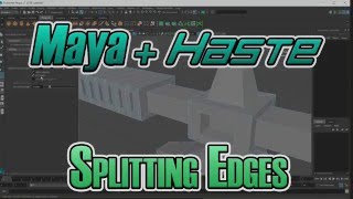 Maya with Haste - 05 - Splitting Edges with Loops