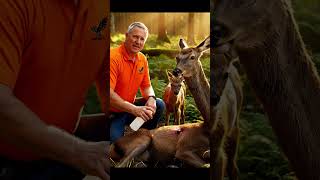 Police Heroes! Dramatic Mother Deer Rescue Operation by Brave Officers