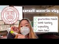 🐻✨chill cornell move-in vlog | quarantine, food, COVID test, dorm tour, etc.