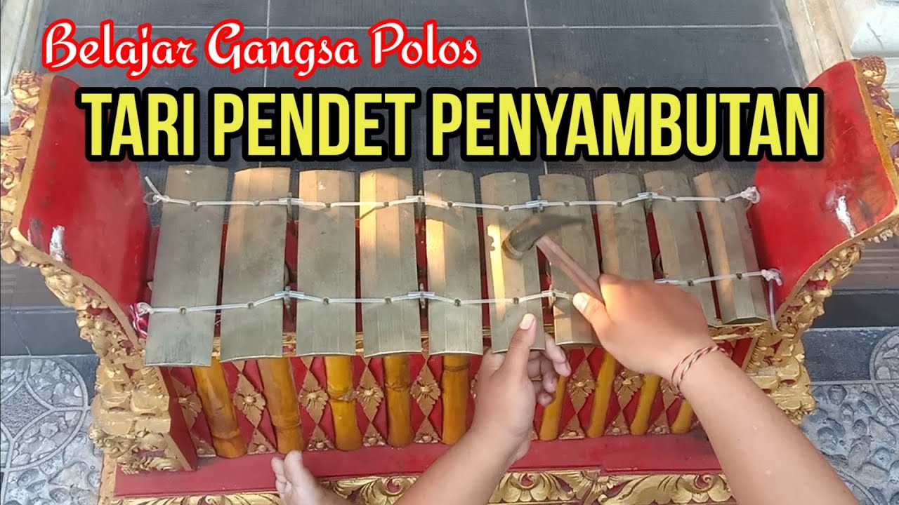 Gangsa Tari Pendet Penyambutan - Gebug Polos