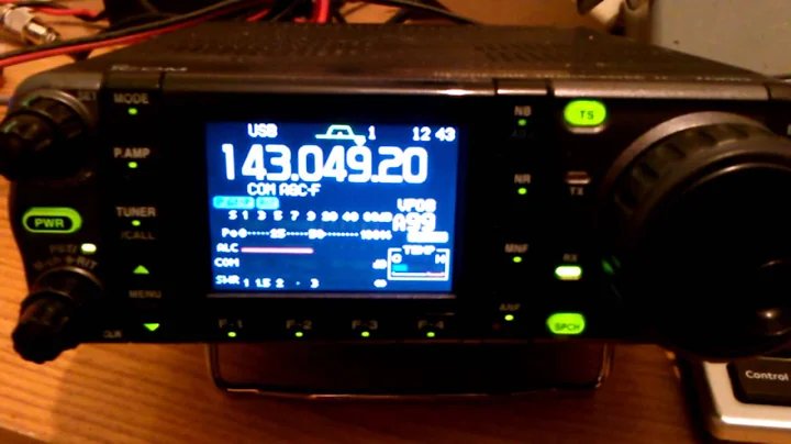 EA3MS recives Graves Radar meteor scatter - Random conditions